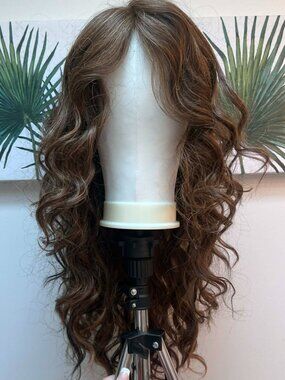 Mane Concept Brown Sugar Lace Frontal Human Hair StyleMix Wig BSF12 P4/27/30